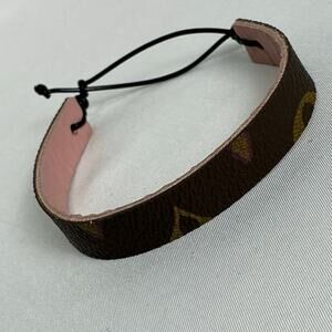 Louis Vuitton Leather Pink Slide